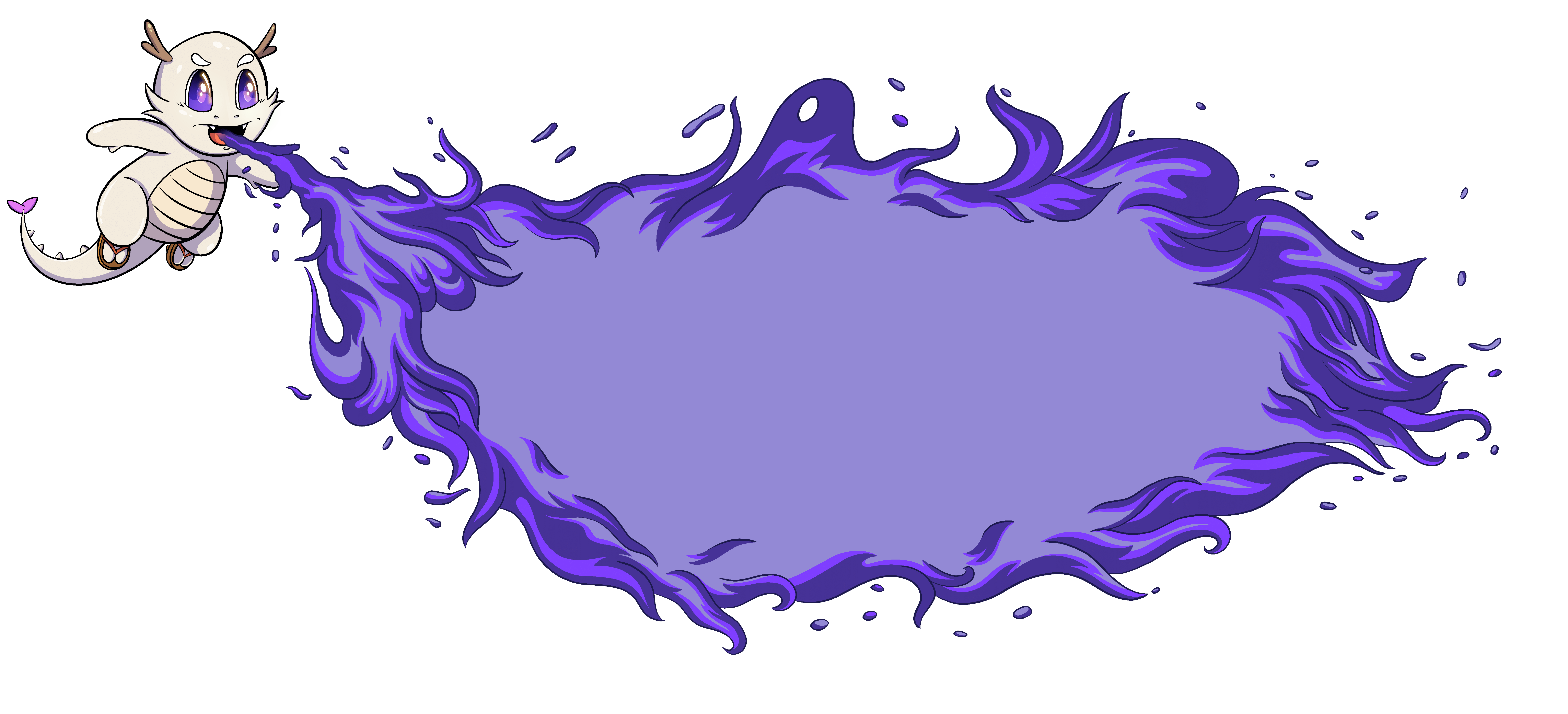 Dragon spitting fire