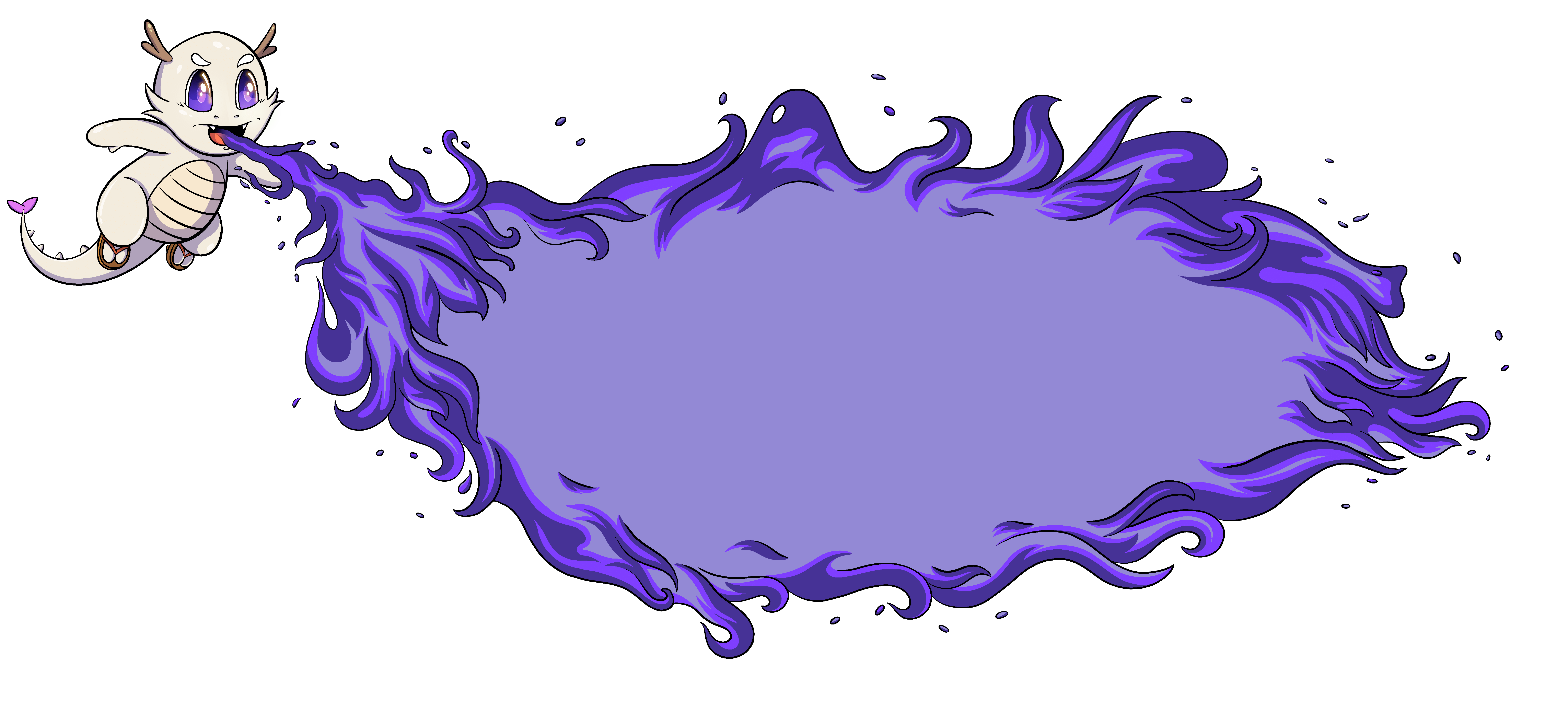 Dragon spitting fire